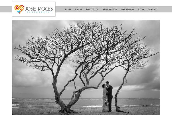 Prophoto4 theme site design template sample