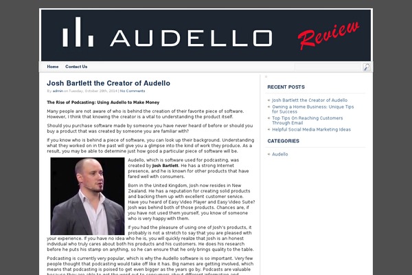 WordPress website example screenshot
