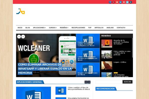 NanoMag theme site design template sample