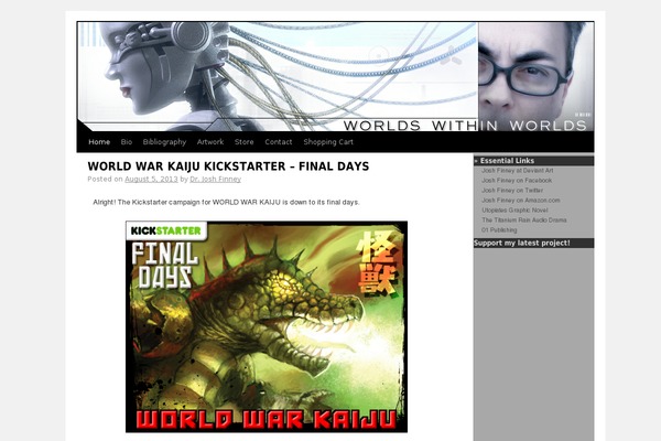 WordPress website example screenshot