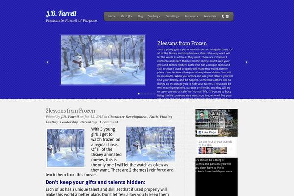 joshuabfarrell.com site used Feather