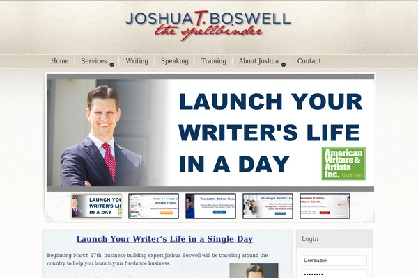 joshuaboswell.com site used Rt_reflex_wp