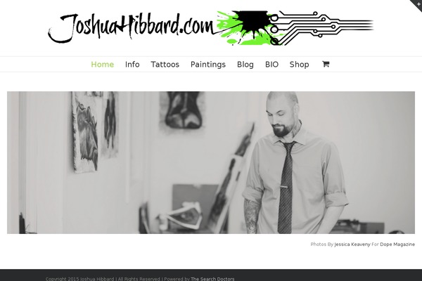 WordPress website example screenshot