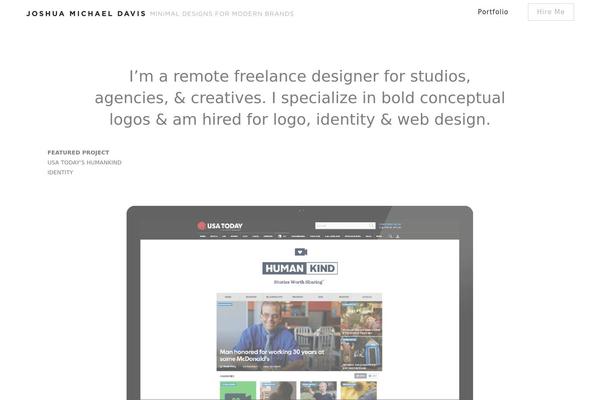 Semplice theme site design template sample
