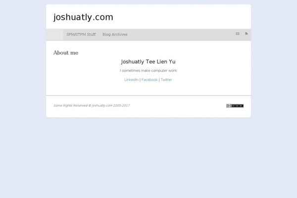 joshuatly.com site used Canvas