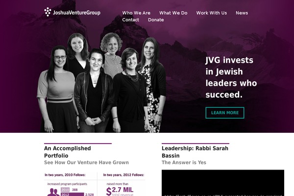 joshuaventuregroup.org site used Jvg