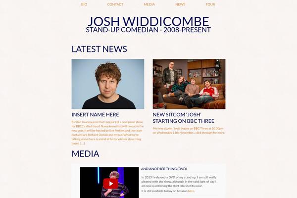 joshwiddicombe.com site used Josh