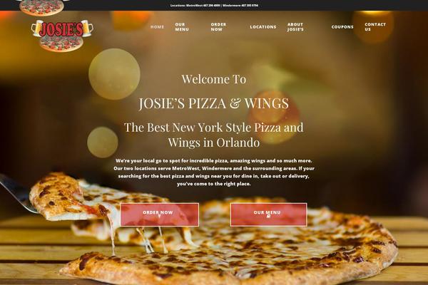 Savory-child theme site design template sample