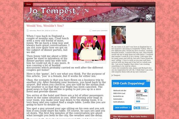 WordPress website example screenshot