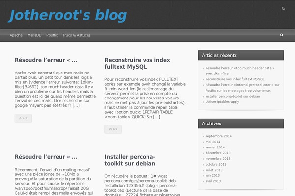 WordPress website example screenshot