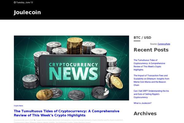 joulecoin.org site used Walkermag
