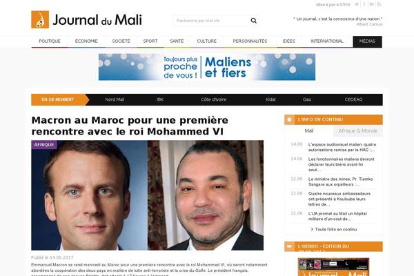 journaldumali.com site used Jdm