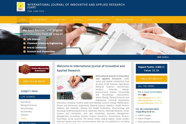 WordPress website example screenshot