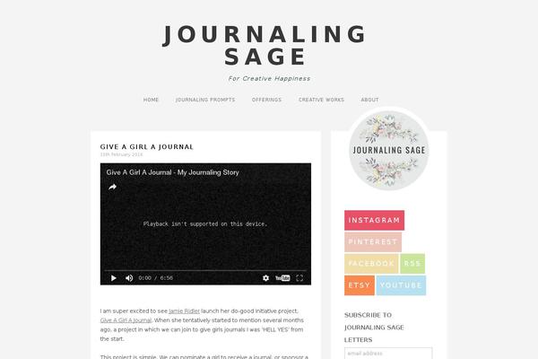 journalingsage.com site used Thesmithsblogboat