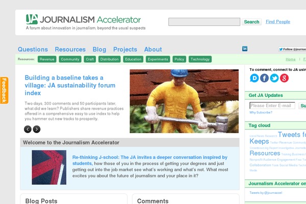 journalismaccelerator.com site used Ja_buddypress