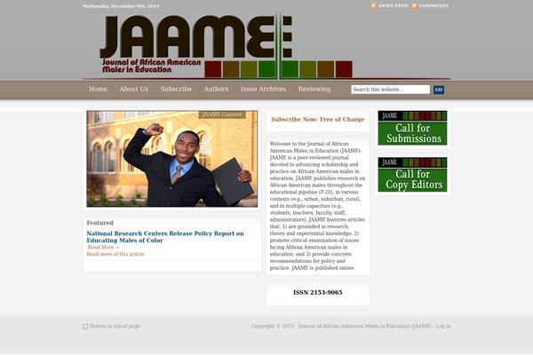 journalofafricanamericanmales.com site used Education 1.0