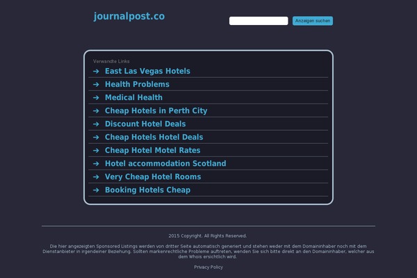 journalpost.co site used NewsFrame