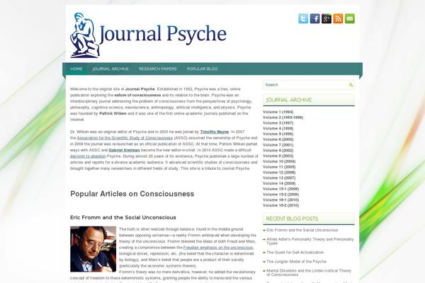 journalpsyche.org site used Practis