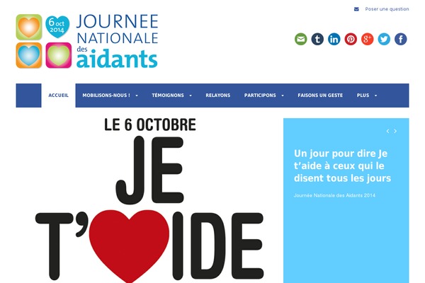 journeedesaidants2014.fr site used Charity Hub v1.02