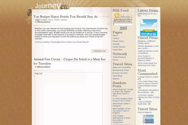 journeyetc.com site used Journey