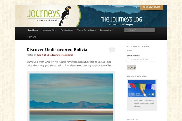 journeysblog.com site used Journeys
