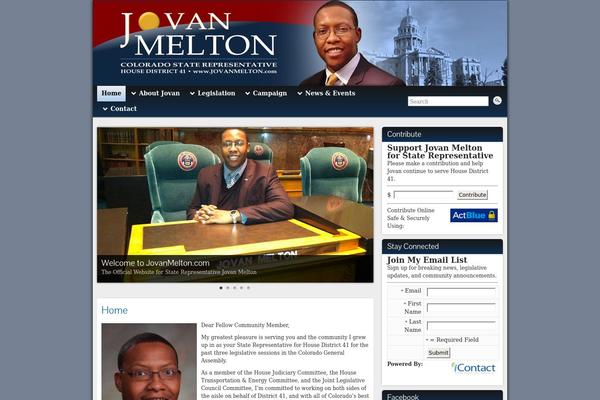 Graphene theme site design template sample