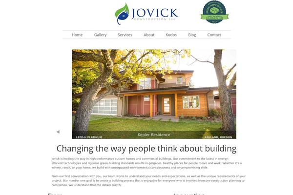 WordPress website example screenshot