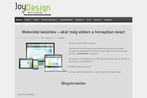 Parallax theme site design template sample