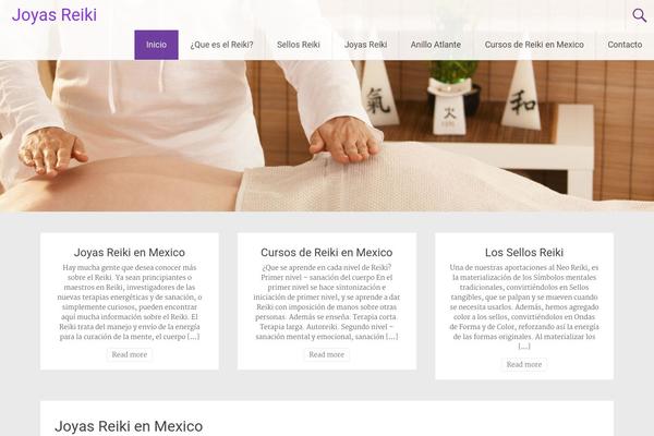 Radiate theme site design template sample