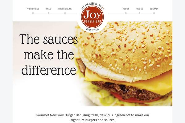 Joy theme site design template sample