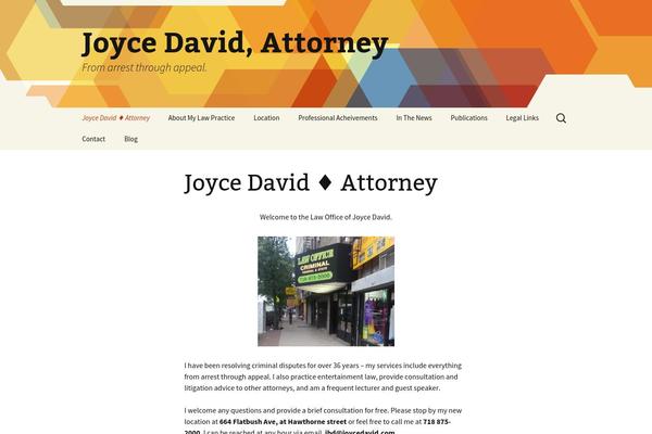 Twenty Thirteen theme site design template sample