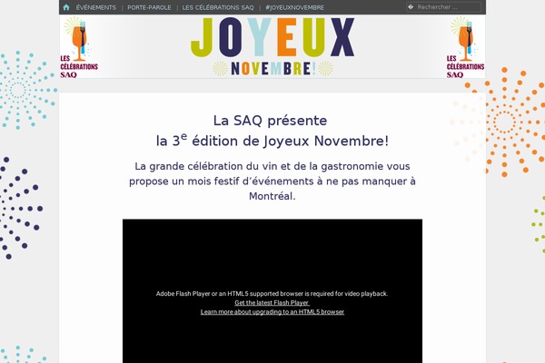 joyeuxnovembre.ca site used Emphaino