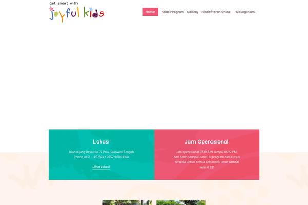 Bambini theme site design template sample