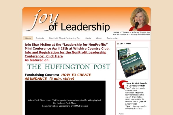 joyofleadership.com site used Joyofleadership11