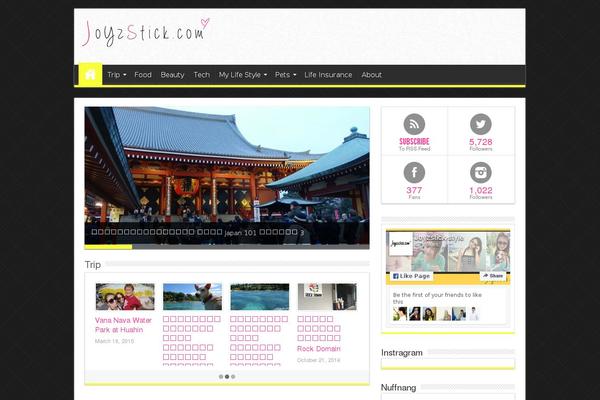 Sahifa theme site design template sample