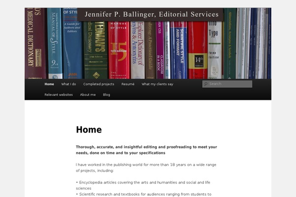 Twenty Eleven theme site design template sample