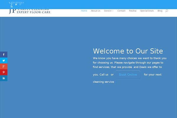 Divi theme site design template sample