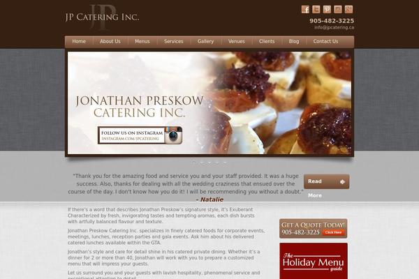 jpcatering.ca site used Smoothboosh