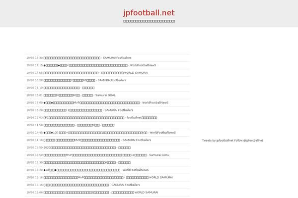 jpfootball.net site used Antennalook