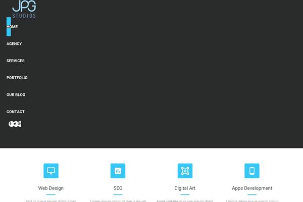 The7 theme site design template sample