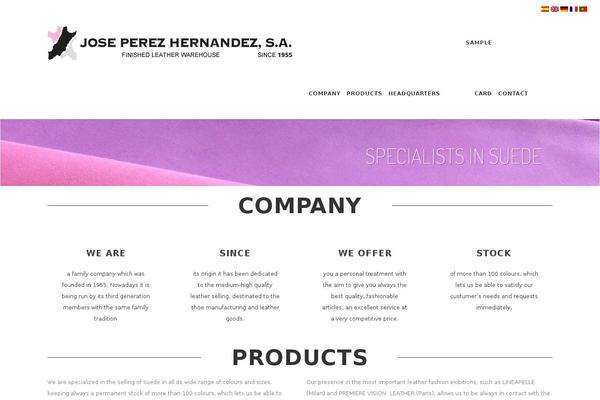 Wp_suarez theme site design template sample