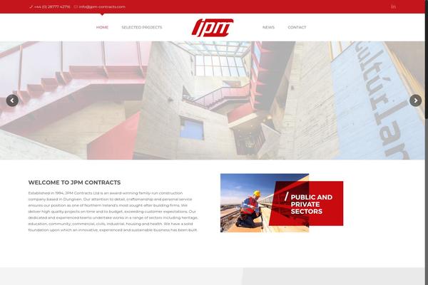 WordPress website example screenshot