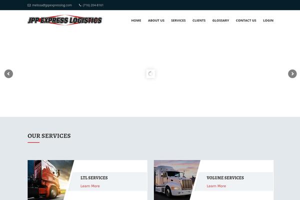 Logiscargo theme site design template sample