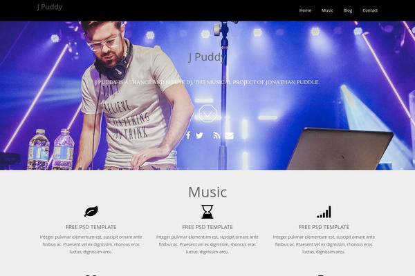 Minimatica theme site design template sample