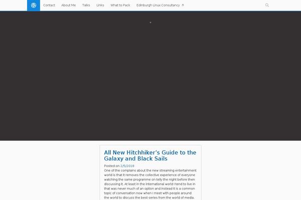 jriddell.org site used Twenty Seventeen