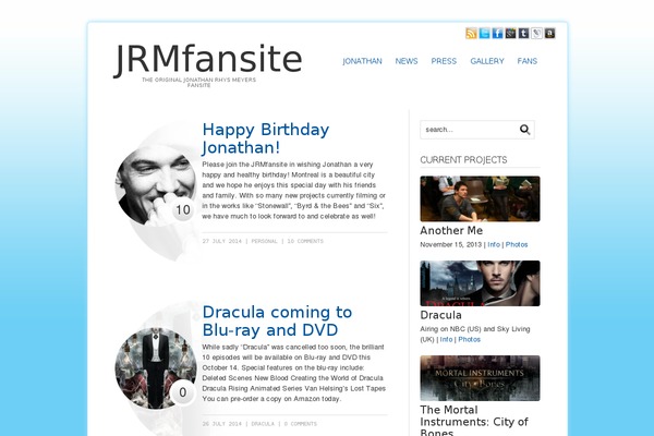 jrmfansite.org site used Stylize