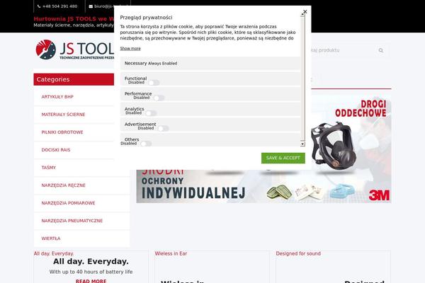js-tools.pl site used Accesspress-store-pro