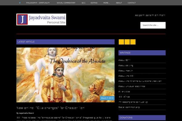 Site using Autoptimize plugin