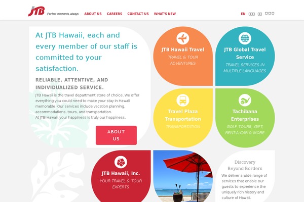 jtb-hawaii.com site used Jtb-hawaii