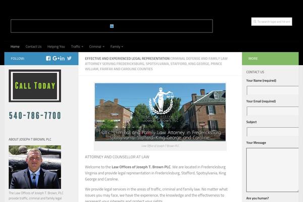 Hueman theme site design template sample